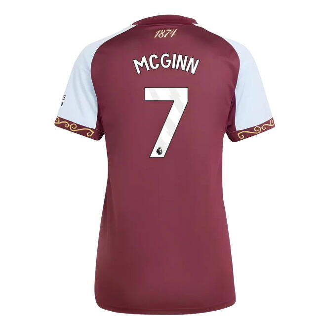 2025-2026 Aston Villa Home Shirt (Womens) (McGinn 7)