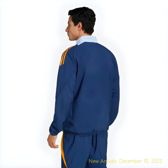High-Quality 2024-2025 RM Real Madrid Presentation Jacket (Navy)