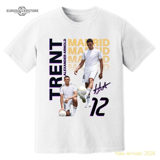 Exceptional Trent Alexander-arnold Real Madrid T-shirt (white)