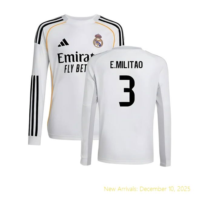2025-2026 Real Madrid (rm) Home - Stylish Design - La Liga
