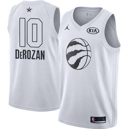 Nike Toronto Raptors #10 DeMar DeRozan White Youth NBA Jordan Swingman 2018 All-Star Game Jersey Youth