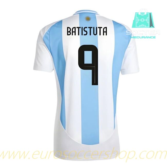 2024-25 Edition Argentina Home Jersey Match Quality (BATISTUTA 9)