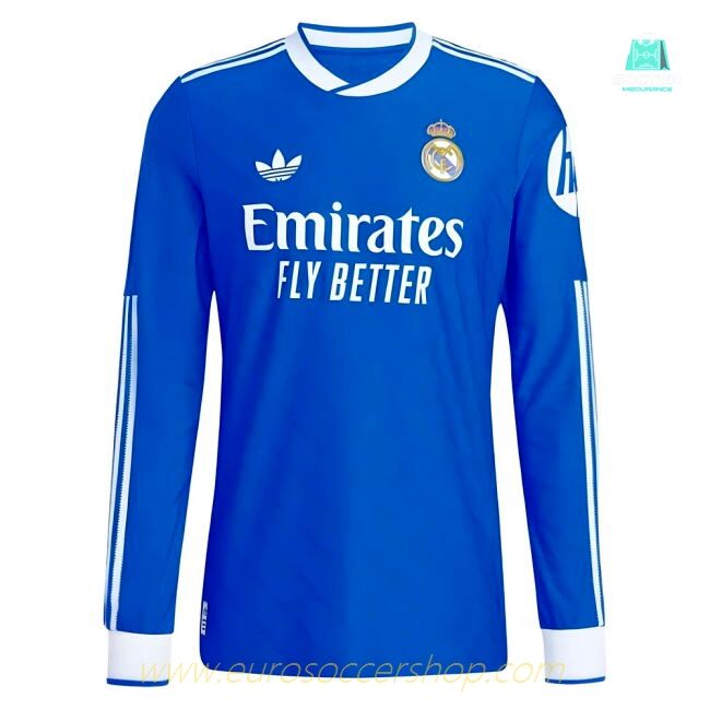 2025-2026 Real Madrid Authentic Long Sleeve Third Shirt