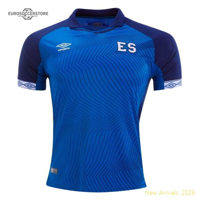 El Salvador 20192020 Home Official Jersey Climalite Moisturewicking