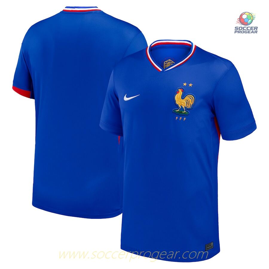 French National Team Home Football Jersey 2024-25 Edition