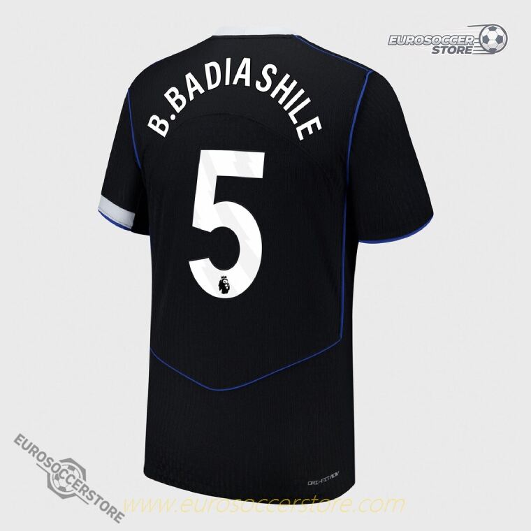 25-26 Chelsea Third Jersey (Player Version) with BADIASHILE 5