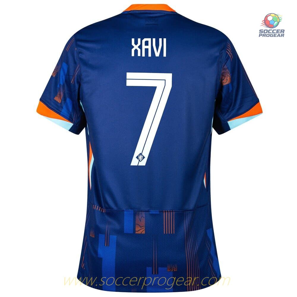 Netherlands 2024-2025 Collection Season Away Team Soccer Shirt Xavi