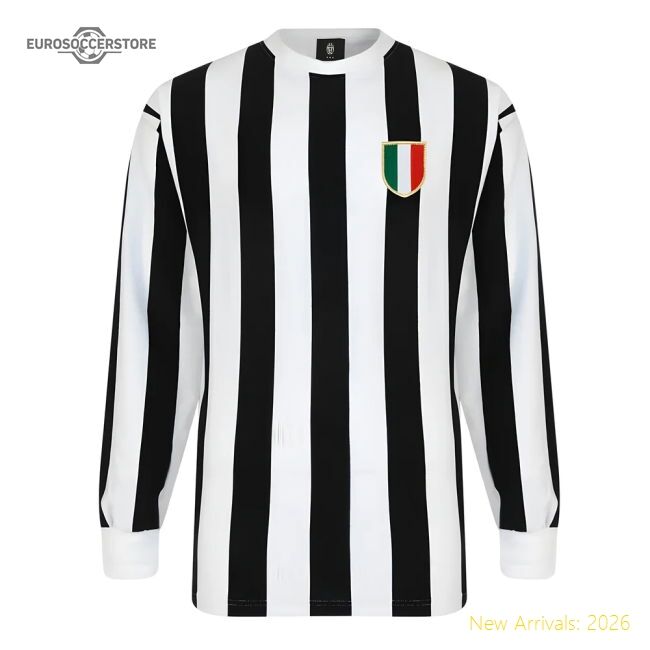 Score Draw Black And Whites 1952 Retro Football Shirt - Official Design