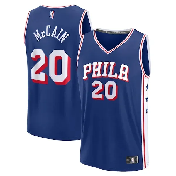 Jared McCain PHI Premium Basketball Jersey - Budget-Friendly