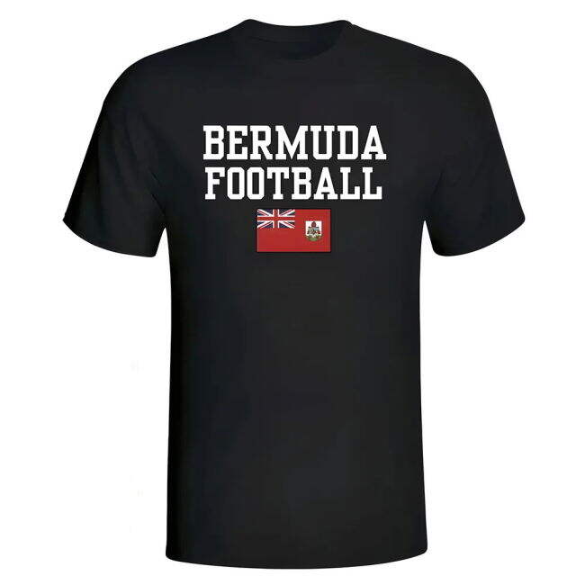 Fan-Favorite Bermuda Football T-Shirt (Black) Premium-Quality