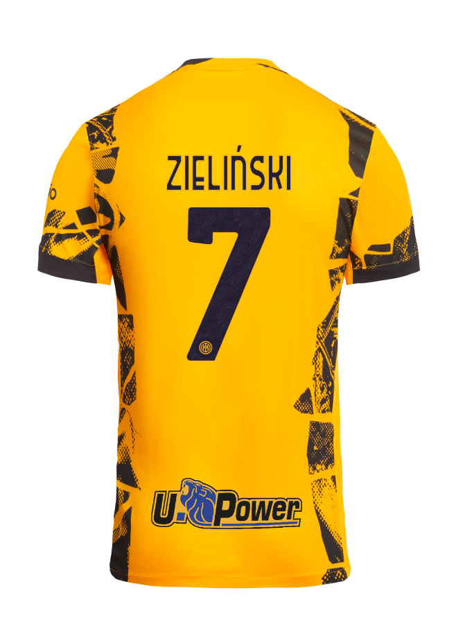 Inter Milan 24-25 Champions League Final ZIELIŃSKI Number 7 Jersey