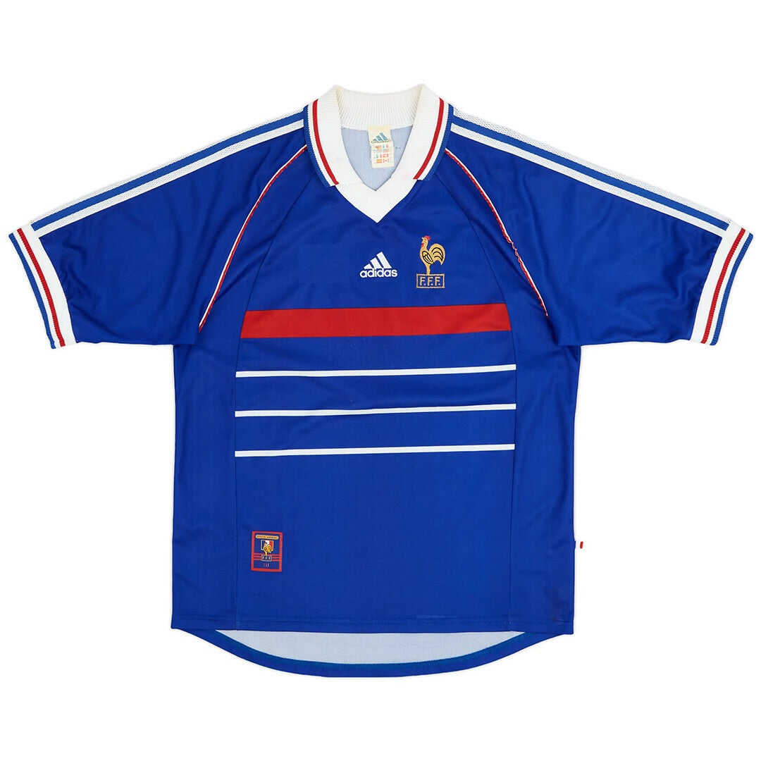Retro France Home Jersey 1998 Authentic Kit