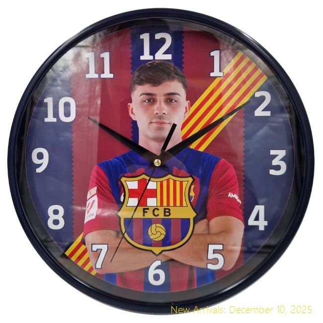 Premium Barca FC Barcelona Pedri Wall Clock - Cost-Effective
