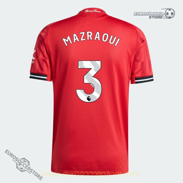 Home Jersey 3 for MAZRAOUI of Manchester United in the 25-26 season (Player Version)