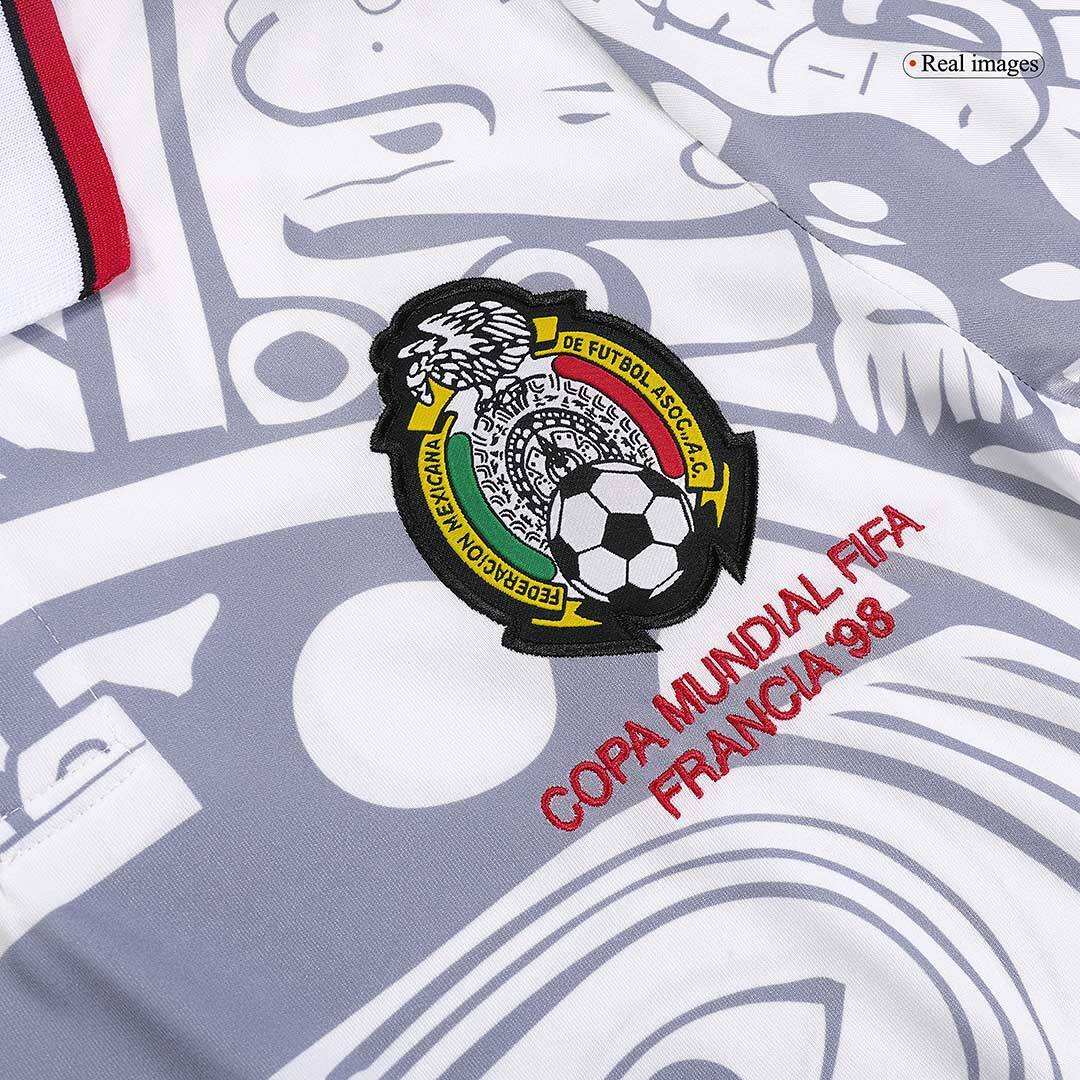 Mexico Away Retro Soccer Jersey 1998 Authentic Kit