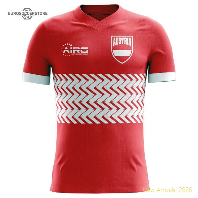 Authentic Austria 2025-2026 Official Home Shirt Slim Breathability