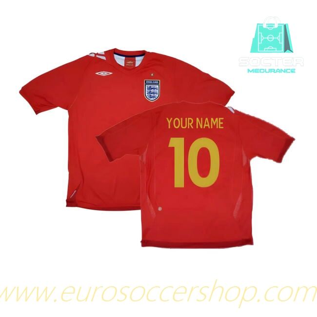Authentic England Away Jersey (Custom)