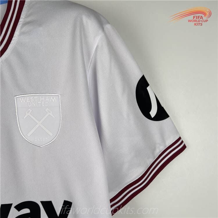 Westham 23-24 Away white Football Kit