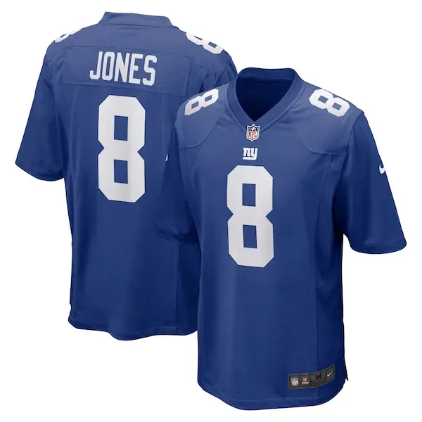 None Daniel Jones Game Jersey - Royal | NFL Player Jersey | NFL Footba