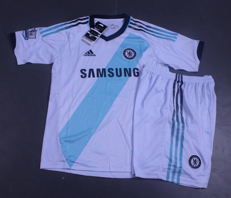 Premium Quality Kids 13-14 Chelsea Away Jersey KitShortsShirt