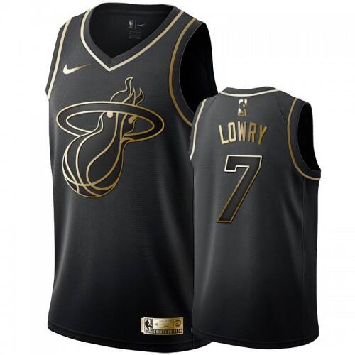 Heat Kyle Lowry #7 Official 2024 Icon NBA Swingman Jersey Black