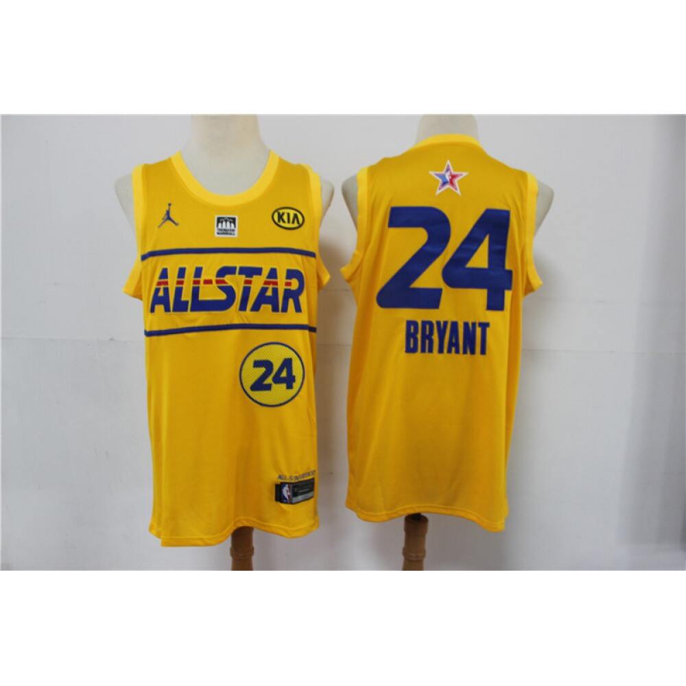 Authentic 24 Yellow Jersey - - NBA Collection