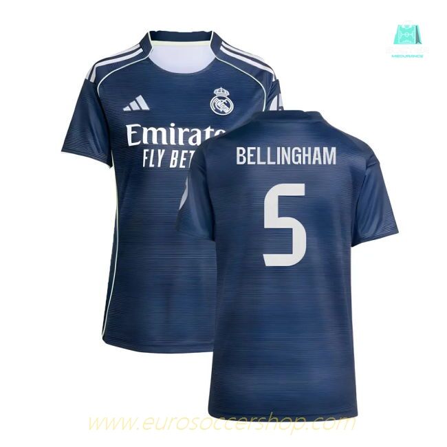 2025-2026 Real Madrid Authentic Away Shirt (Womens) (Bellingham 5)