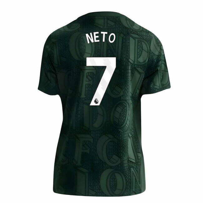 2025-2026 Chelsea Pre Match Shirt (Green) - Kids (Neto 7)