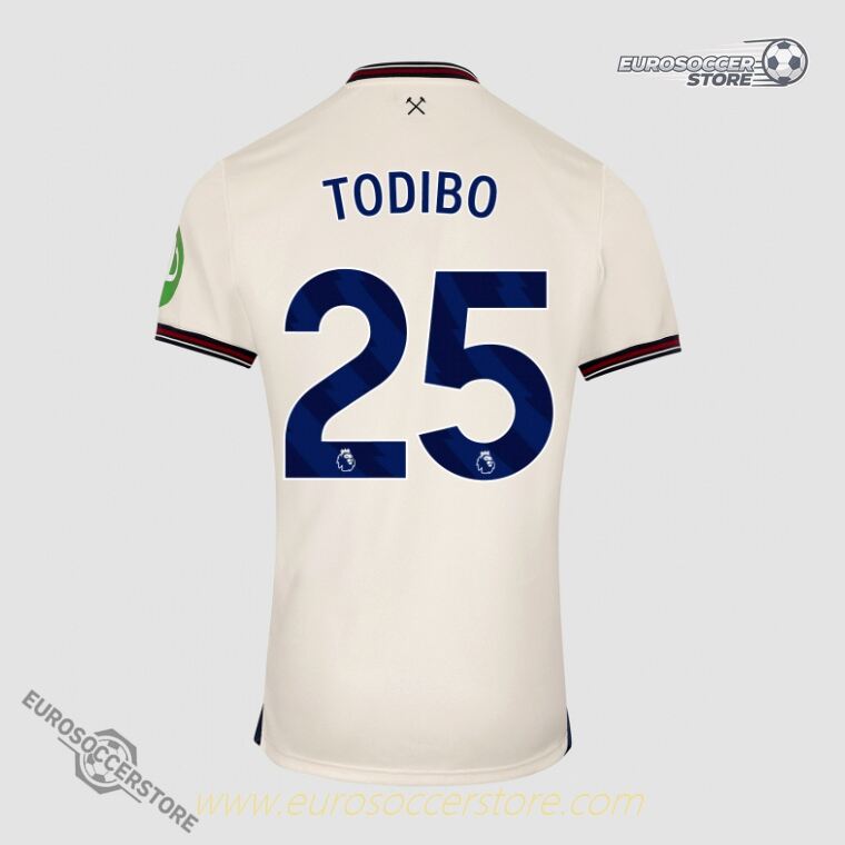 West Ham United 25-26 Season Away TODIBO #25 Football Jersey