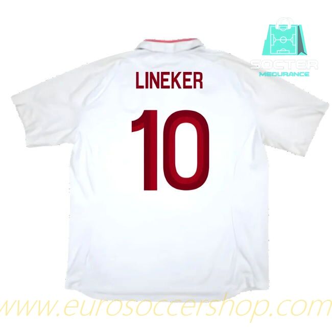 Three Lions Home Football Shirt (Lineker 10)