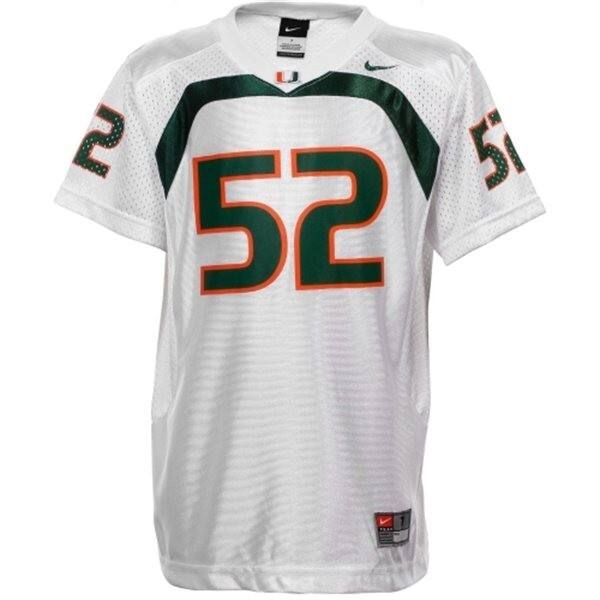 Youth College Football Power #52 Ray Lewis White Pro-level Jersey