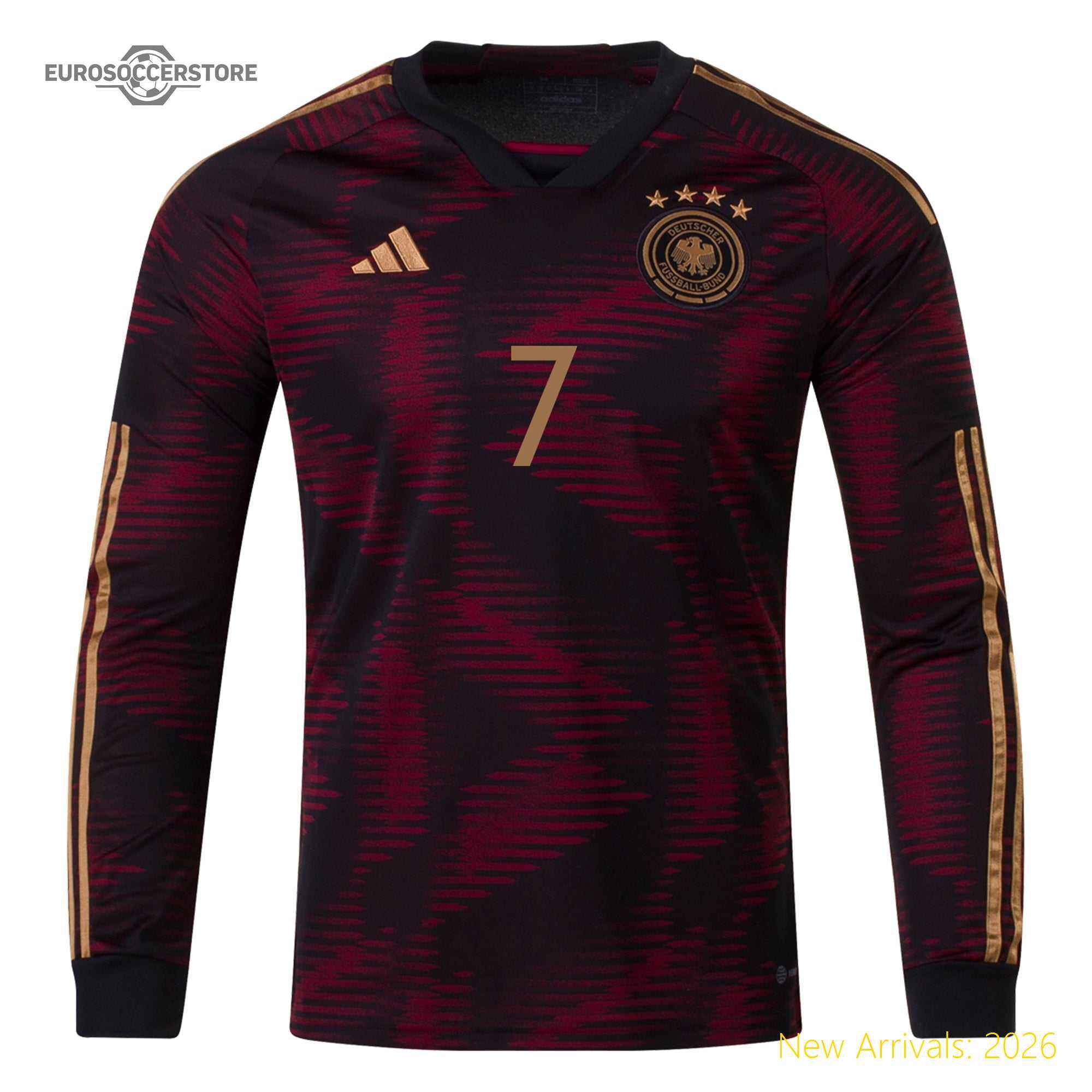 Official Team Merchandise Stylish Men Ger Team Away Elite Jersey 2022