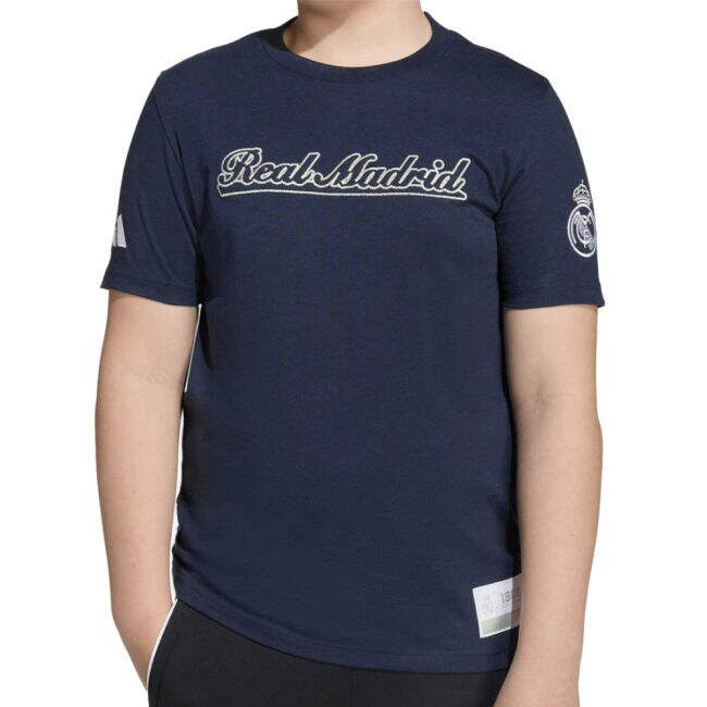2025-2026 Real Madrid US Tee (Legend Ink) - Navy