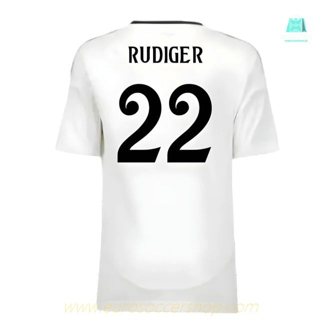 2024-2025 Real Madrid Home Youth Kit (Rudiger 22)