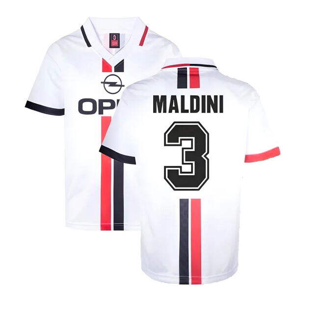 High Performance Acm Away Retro Shirt Maldini #3 2024-2025 Season ...