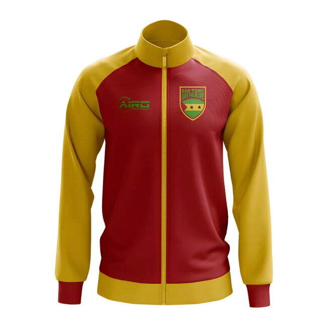 Sao Tome and Principe Concept Football Track Jacket (Red)