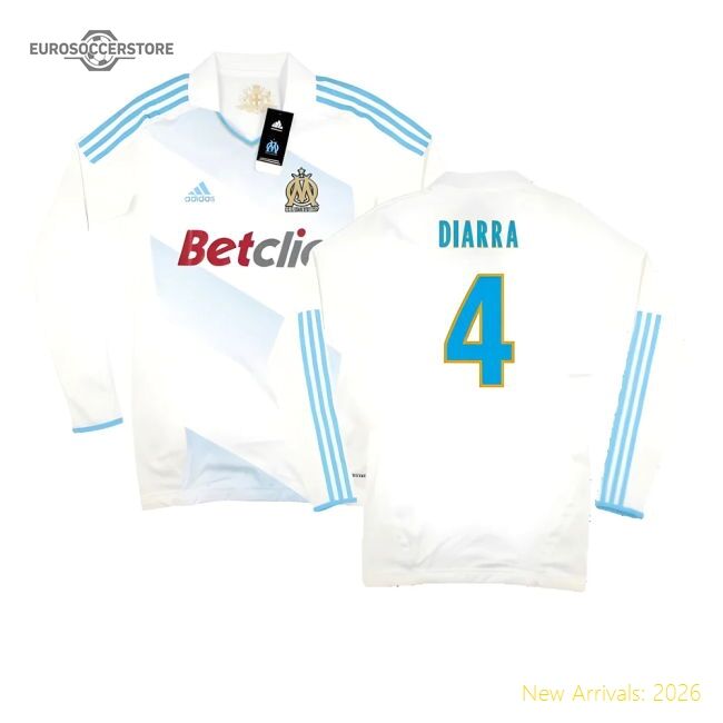 Performance Marseille 2011-12 Player Spec Long Sleeve Home Shirt ((Excellent) L) (Diarra