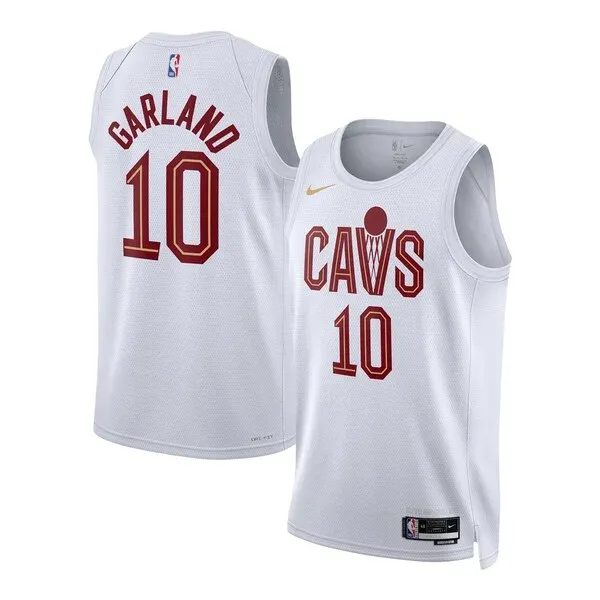Darius Garland CLE Swingman Jersey - retro official - White sports