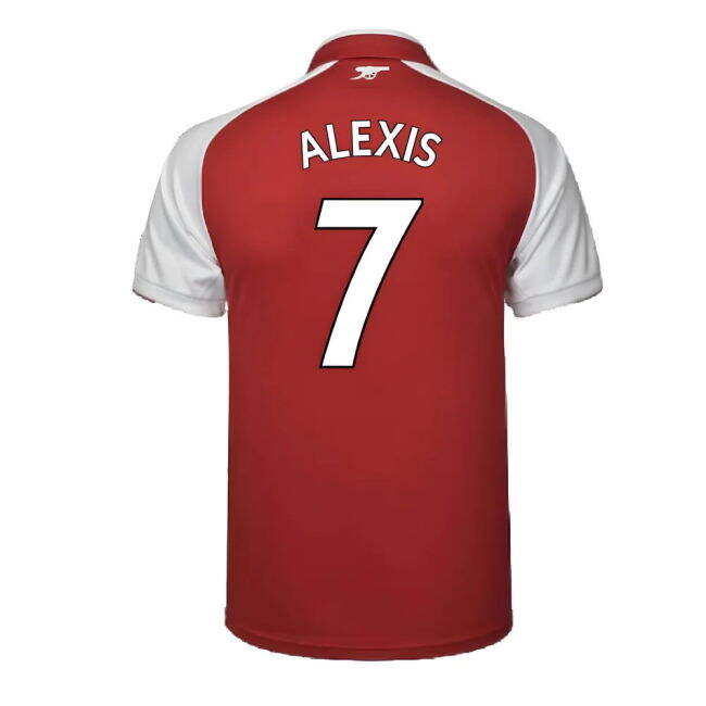 Arsenal 17/18 Home Football Shirt Adult Size XS ((Excellent) XS) (Alexis 7)