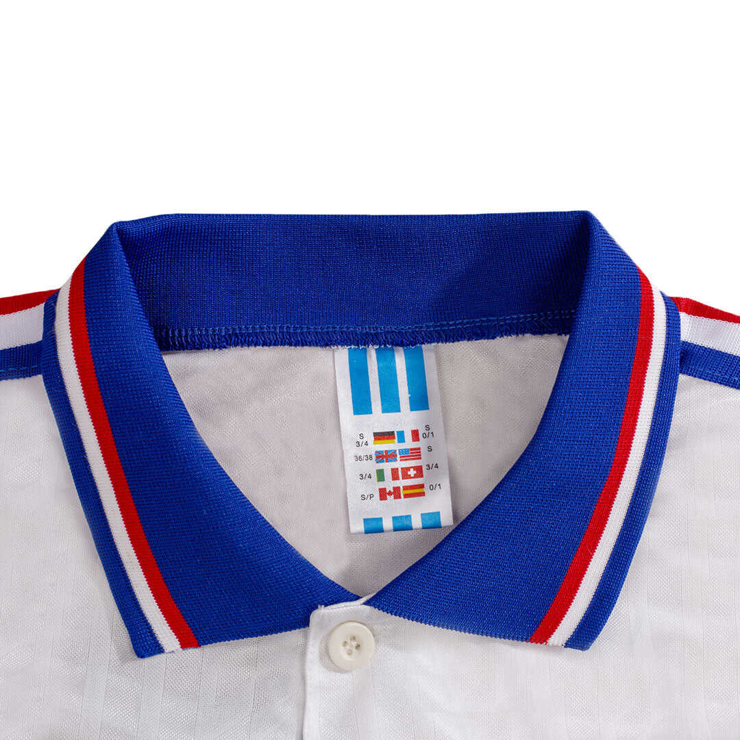 Retro 1994 France Away  Soccer Jersey Authentic Kit