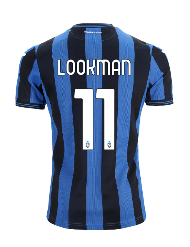 Atalanta's 24-25 Home Jersey Featuring LOOKMAN 11
