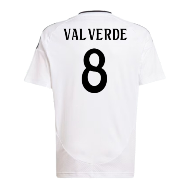 Kids Premium Real Madrid 2024-2025 Home Kit (Valverde 8)