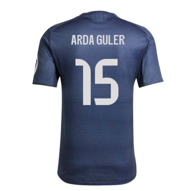 Real Madrid Team Sophisticated Away Football Shirt (Arda Guler 15)