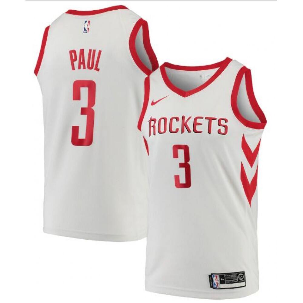 3 Houston Rockets Jersey White - - NBA Collection
