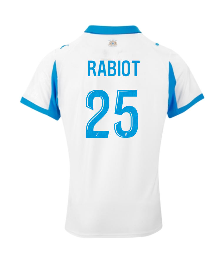 Marseille Home Jersey 25-26 with RABIOT 25