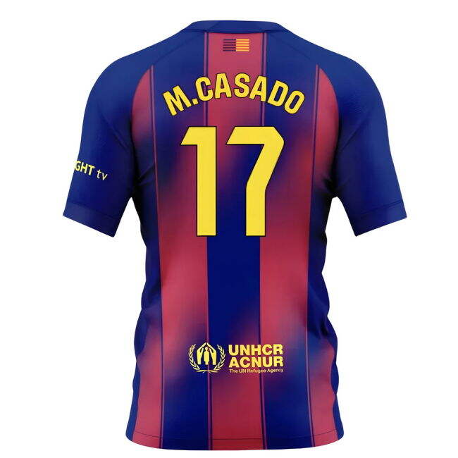 2025-2026 Camiseta Barcelona Local Niños - Auténtica - Casado 17