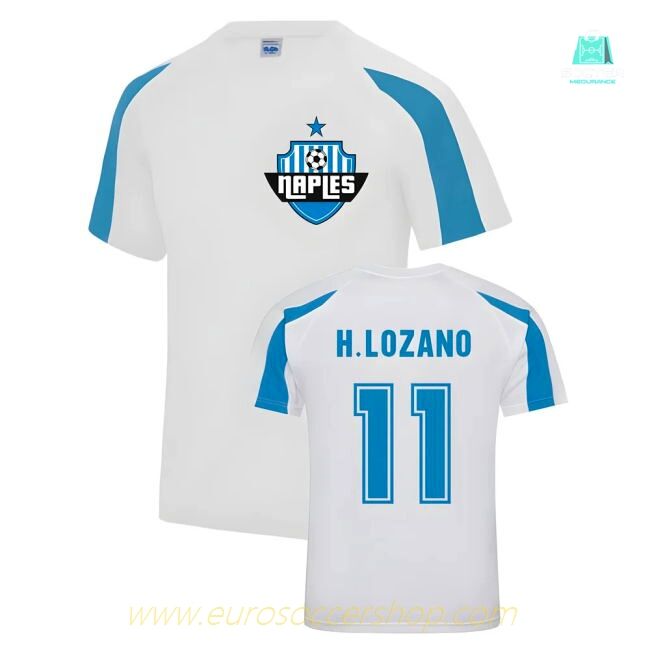 Hirving Lozano Napoli Sports Training Jersey (White)
