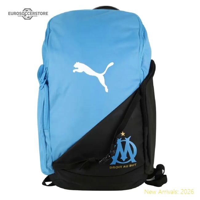 Authentic 2019-2020 Olympique Marseille Puma Backpack (Blue)