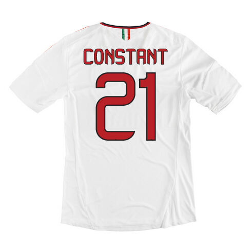 13-14 AC Milan 21 Constant Away White Soccer Shirt - Official Replica