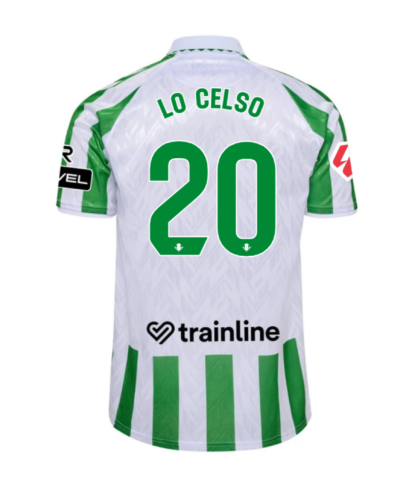 Real Betis 24-25 Season Home Jersey - LO CELSO No. 20 Edition